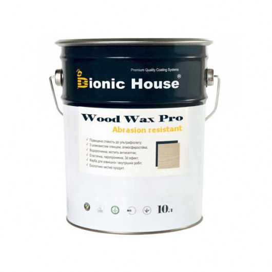 Фарба-віск для дерева Wood Wax Pro Bionic House алкідно-акрилова Молочна - изображение 2 - интернет-магазин tricolor.com.ua