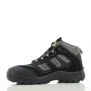 Ботинки Safety Jogger Climber S3 SRC без металла, подносок композитный, SJ Flex вставка, Черные - изображение 2 - интернет-магазин tricolor.com.ua