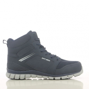 Черевики Safety Jogger Absolute S1P ESD SRC шкіряні, високі, без металу, Чорні - интернет-магазин tricolor.com.ua