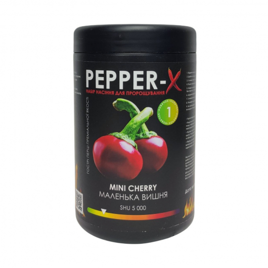 Набір для вирощування гострого перцю Pepper-X Mini Cherry (Маленька Вишня) - интернет-магазин tricolor.com.ua