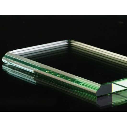 Обработка фигурной кромки стекла прямолинейная 19 мм