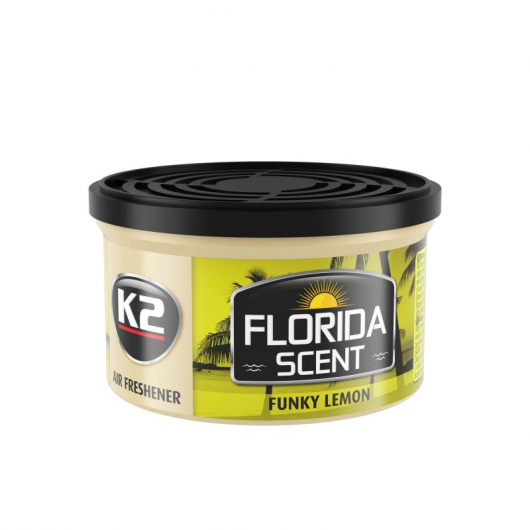 Ароматизатор освіжувач повітря K2 Лимон Florida Scent Funky Lemon 42 г - интернет-магазин tricolor.com.ua