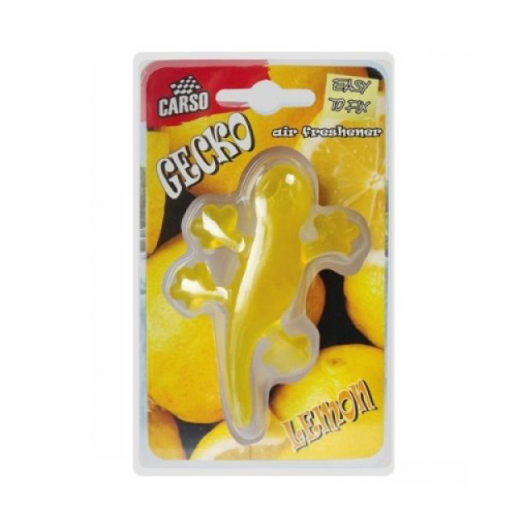 Ароматизатор K2 Carso Gecko Lemon Лимон (на присосках)