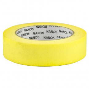 Лента малярная желтая Премиум 30мм x 40м x 140 мкм Nano5 - изображение 2 - интернет-магазин tricolor.com.ua