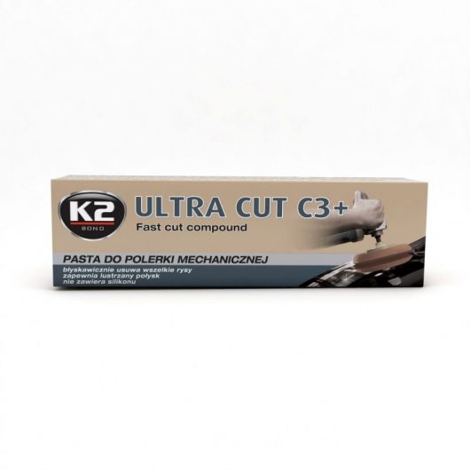 Паста для механічного полірування K2 Pro Ultra Cut C3+ (100 г) - изображение 2 - интернет-магазин tricolor.com.ua