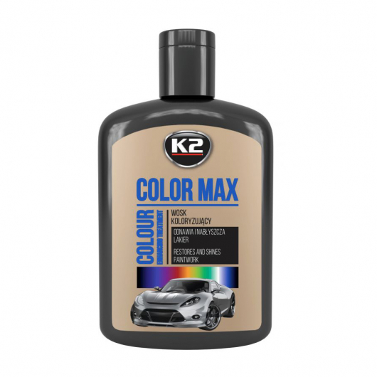 Поліроль восковий K2 Color Max Black 200 мл