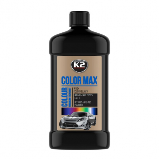 Поліроль восковий K2 Color Max Black 500 мл