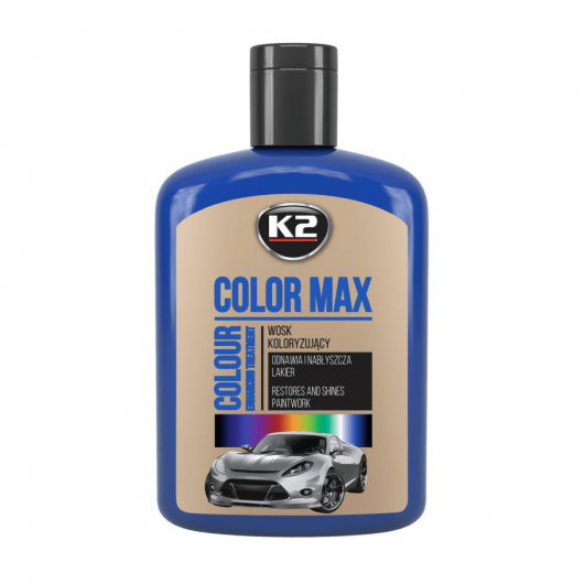 Поліроль восковий K2 Color Max Blue 200 мл