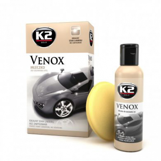 Поліроль для кузова (молочко) з губкою K2 Venox 180 мл - интернет-магазин tricolor.com.ua