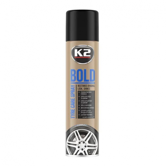 Поліроль для шин K2 Bold 600 мл - интернет-магазин tricolor.com.ua