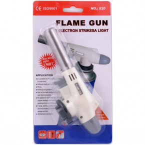 Пальник газовий Flame Gun 920 з п'єзопідпалом, білий - изображение 6 - интернет-магазин tricolor.com.ua