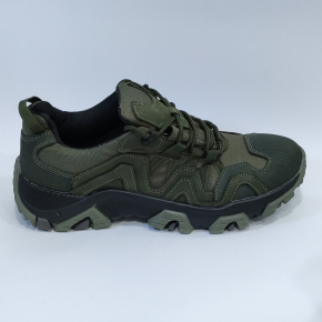 Тактичні кросівки демісезонні Olive (олива, зелені) нубук/кордура р. 42 - изображение 3 - интернет-магазин tricolor.com.ua
