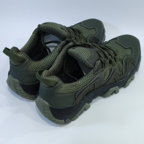 Тактичні кросівки літні Olive (олива, зелені) нубук/сітка велика р. 43 - изображение 9 - интернет-магазин tricolor.com.ua