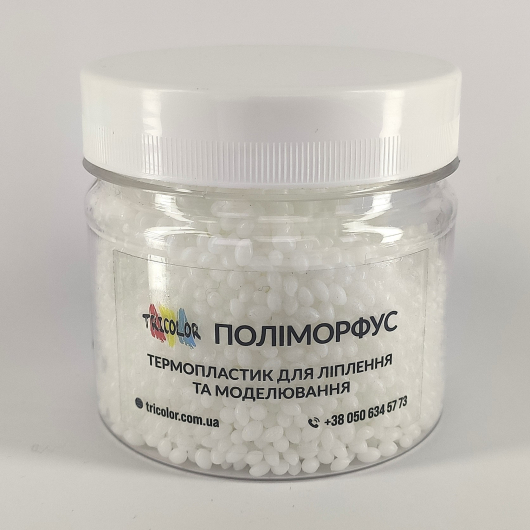 Поліморфус Tricolor, Термопластик, Пластимейк, Plastimake (банка) 100 г. - интернет-магазин tricolor.com.ua