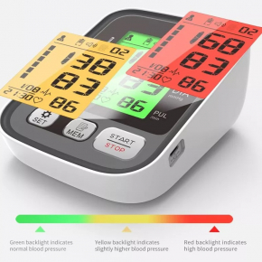 Тонометр електронний автоматичний Arm Blood Pressure Monitor - изображение 8 - интернет-магазин tricolor.com.ua