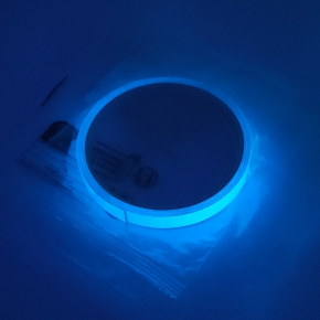 Самоклеящаяся люминесцентная лента (фосфорная) 1 см *3 м голубое свечение 1 шт.