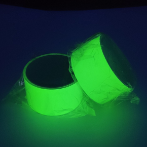 Самоклеящаяся люминесцентная лента (фосфорная) 5 см *3 м зелёное свечение 5 шт.
