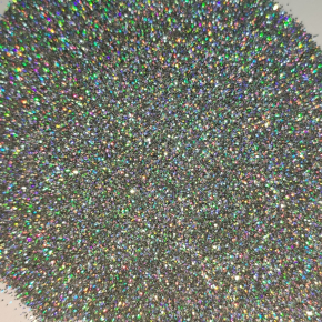 Глиттер голографический GGS/0,1 мм (1/256) серебряный Tricolor 25 кг - изображение 3 - интернет-магазин tricolor.com.ua