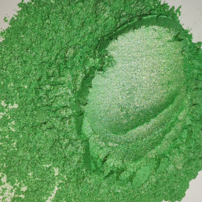 Пигмент перламутровый Tricolor PG-436/10-100 мкм. зелёный 25 кг. - изображение 4 - интернет-магазин tricolor.com.ua