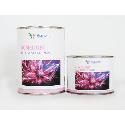 Краска флуоресцентная AcmeLight для цветов розовая