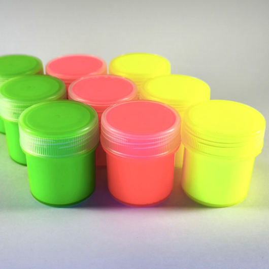 Набір флуоресцентних фарб Tricolor для творчості 24 г. * 3 шт. - изображение 5 - интернет-магазин tricolor.com.ua