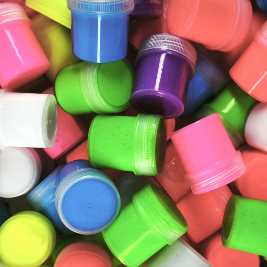 Набір флуоресцентних фарб Tricolor Універсальна 24 г. * 8 шт. з 2 пензликами - Tricolor Набір флуоресцентних фарб Tricolor Універсальна 24 г. * 8 шт. з 2 пензликами - изображение 5 - интернет-магазин tricolor.com.ua