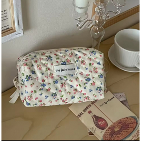Косметичка жіноча Jolly house вельветова, S (15см * 10см * 8см) - изображение 2 - интернет-магазин tricolor.com.ua