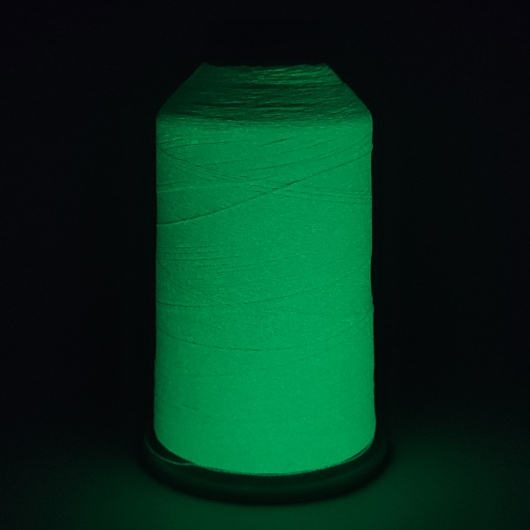 Люмінесцентна нитка Tricolor для ручної та машинної вишивки 150 D синя (10) fl 3700 м. - интернет-магазин tricolor.com.ua