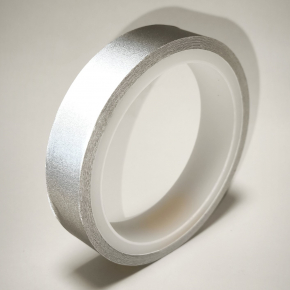 Универсальная самоклеящаяся светоотражающая лента для ночного бега и велосипедных прогулок Tricolor серая 40 мм*5 м. - интернет-магазин tricolor.com.ua