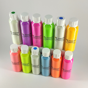 Набір люмінесцентних пігментів (люмінофор) Tricolor Monster Pack універсальних 12 шт * 100 г (1 набір) - изображение 2 - интернет-магазин tricolor.com.ua