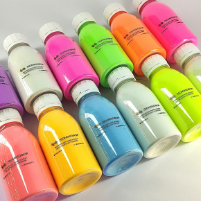 Набір люмінесцентних пігментів (люмінофор) Tricolor Boss Pack для фарби 12 шт * 200 г (1 набір) - изображение 4 - интернет-магазин tricolor.com.ua