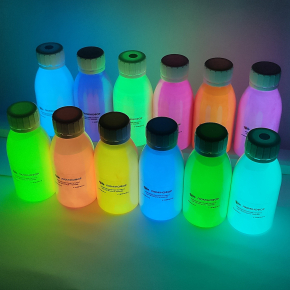 Набір люмінесцентних пігментів (люмінофор) Tricolor Boss Pack для фарби 12 шт * 200 г (1 набір) - изображение 5 - интернет-магазин tricolor.com.ua