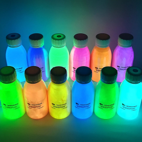 Набір люмінесцентних пігментів (люмінофор) Tricolor Boss Pack універсальних 12 шт * 200 г (1 набір) - изображение 7 - интернет-магазин tricolor.com.ua