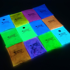 Набір люмінесцентних пігментів (люмінофор) Tricolor Micro Pack Soft для манікюру 12 шт * 10 г (1 набір) - изображение 5 - интернет-магазин tricolor.com.ua