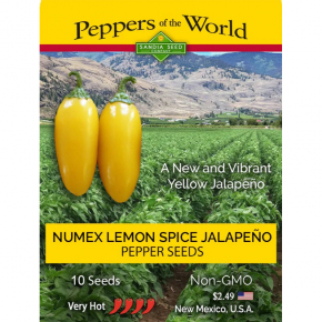 Насіння гострого перцю Jalapeno Lemon Spice (Халапеньо гострий Лимон) 30000, 2025 р. - интернет-магазин tricolor.com.ua