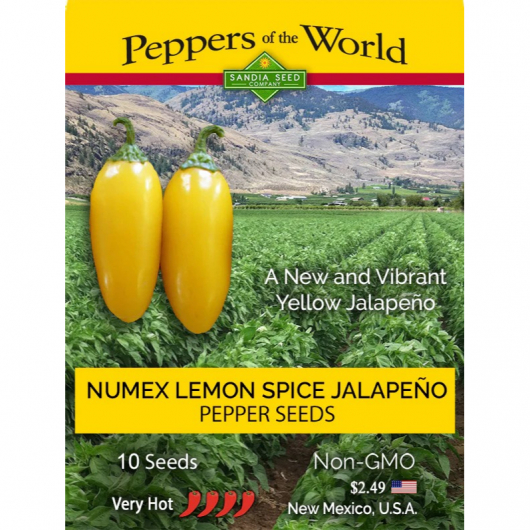 Насіння гострого перцю Jalapeno Lemon Spice (Халапеньо гострий Лимон) 30000, 2025 р. - интернет-магазин tricolor.com.ua