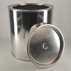 Металева бляшана банка з кришкою для лакофарбових матеріалів 3 л, 10 шт. - изображение 2 - интернет-магазин tricolor.com.ua