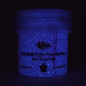 Краска люминесцентная Tricolor для ткани фиолетовая 25 г. - изображение 2 - интернет-магазин tricolor.com.ua