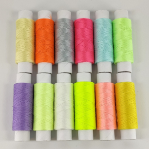 Набір люмінесцентних ниток Tricolor для ручної та машинної вишивки 150 D 12*100 м. - изображение 4 - интернет-магазин tricolor.com.ua