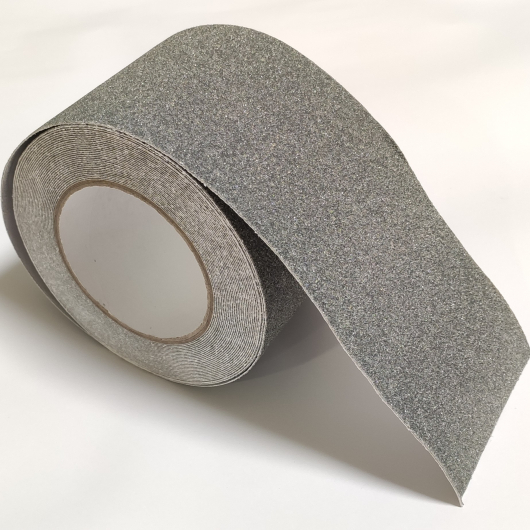 Стрічка антиковзаюча для підлоги Tricolor 73 сіра 100 мм зносостійка (1 м. пог.) - изображение 3 - интернет-магазин tricolor.com.ua