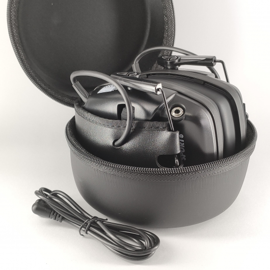 Професійні тактичні навушники Howard Leight Impact Sport Black, з активним шумоподавленням + кейс для зберігання - изображение 3 - интернет-магазин tricolor.com.ua