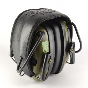 Професійні тактичні навушники Howard Leight Impact Sport Olive, з активним шумоподавленням + кейс для зберігання - изображение 4 - интернет-магазин tricolor.com.ua