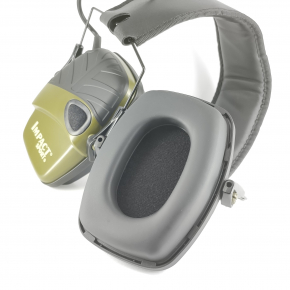 Професійні тактичні навушники Howard Leight Impact Sport Olive, з активним шумоподавленням + кейс для зберігання - изображение 8 - интернет-магазин tricolor.com.ua