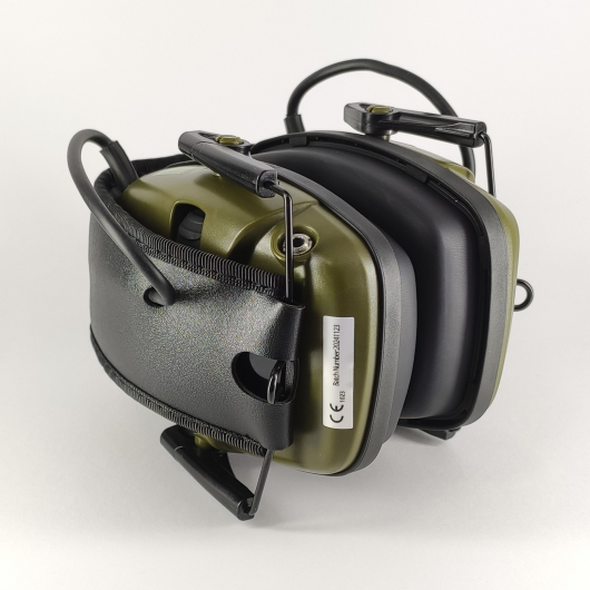 Професійні тактичні навушники Howard Leight Impact Sport Olive, з активним шумоподавленням + кейс для зберігання - изображение 8 - интернет-магазин tricolor.com.ua