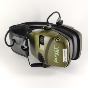 Професійні тактичні навушники Howard Leight Impact Sport Olive, з активним шумоподавленням + кейс для зберігання - изображение 9 - интернет-магазин tricolor.com.ua