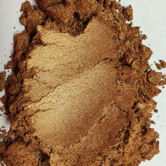 Пігмент перламутровий Tricolor PBR-500/10-60 мкм бронзовий 200 г. - изображение 5 - интернет-магазин tricolor.com.ua