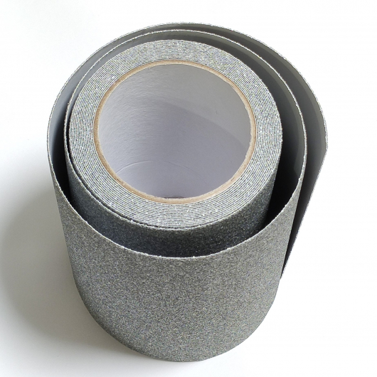 Стрічка антиковзаюча для підлоги Tricolor 73 сіра 150 мм зносостійка (5 м. пог.) - изображение 2 - интернет-магазин tricolor.com.ua