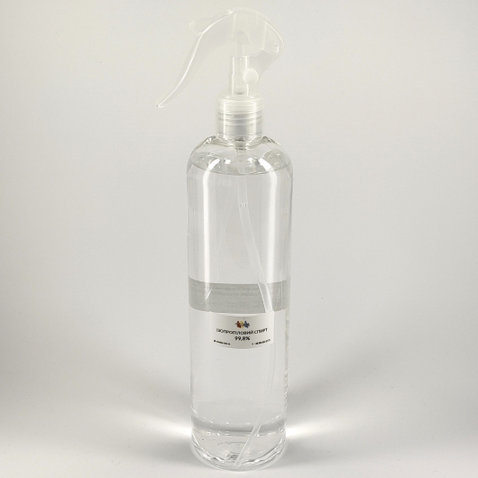 Ізопропіловий спирт 99,8% Tricolor з Trigger розпилювачем 500 мл. 10 шт. - интернет-магазин tricolor.com.ua