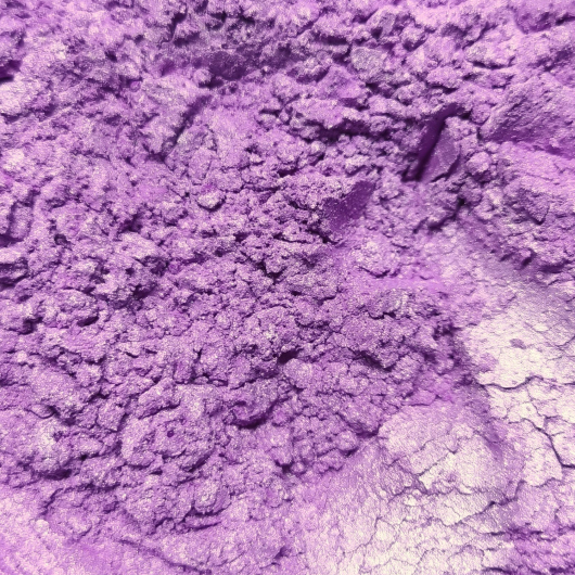 Пігмент перламутровий Tricolor PFVX 10-60 мкм. флуоресцентний лавандовий 25 кг. - изображение 2 - интернет-магазин tricolor.com.ua