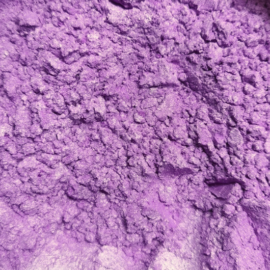 Пігмент перламутровий Tricolor PFVX 10-60 мкм. флуоресцентний лавандовий 25 кг. - изображение 4 - интернет-магазин tricolor.com.ua